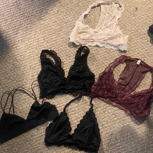 Assorted Urban Outfitters Bralettes